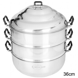 Chinese food Pot Steamer aluminum 40 cm Thai rice SeaFood Soup & Vegetable 